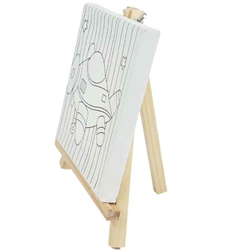 Schildersezel met canvas 19,5 cm