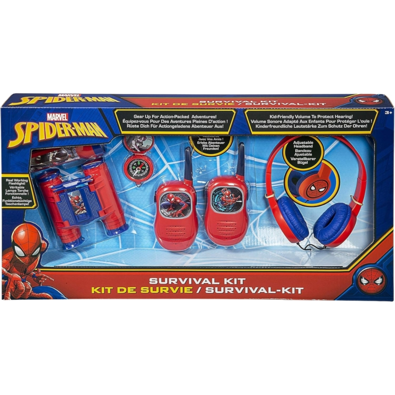 Marvel Spiderman Adventure set op batterij 6-delig
