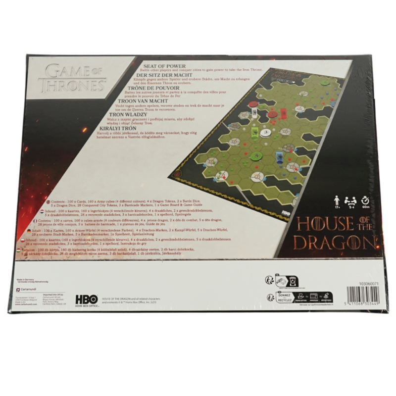 Game of Thrones House of Dragon Seat of power Bordspel 37 cm
