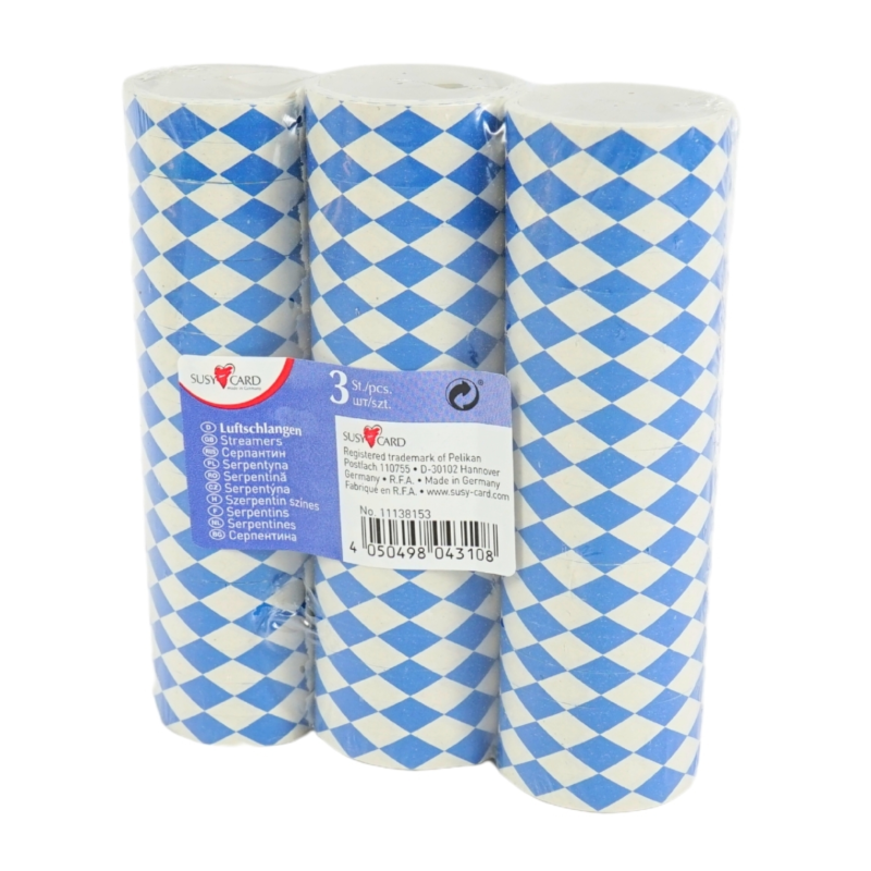 Susy-Card serpetines Oktoberfest 4 m 3 stuks