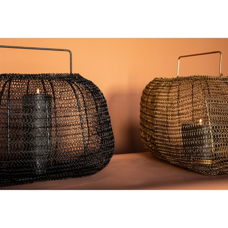 PTMD lantaarn Rayna L zwart 38 cm