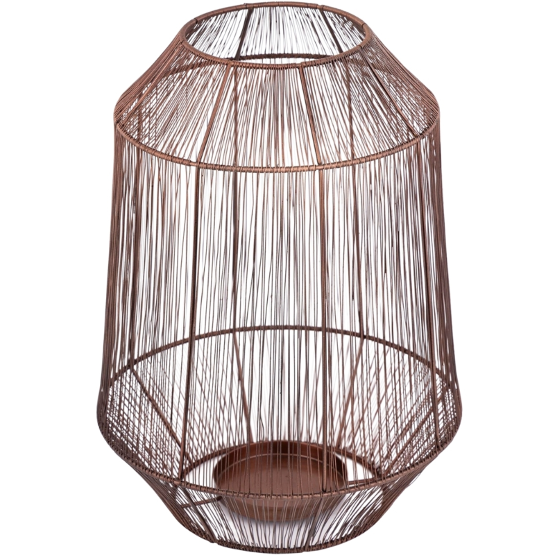 PTMD windlicht Justy L koperkleurig 38 cm