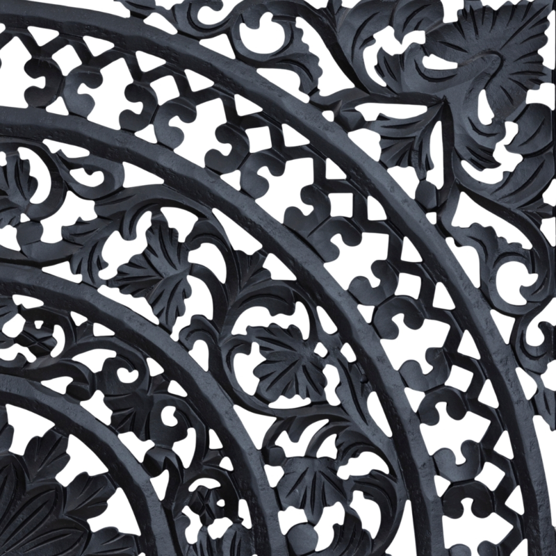 PTMD wandpaneel Akoulina zwart 120 cm 4 stuks