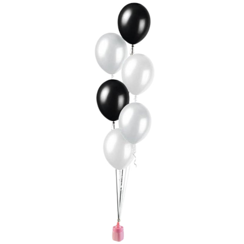 Ballongewicht Babyfles roze 9 cm