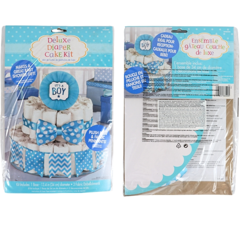 DIY pakket luiertaart Its a Boy set van 4
