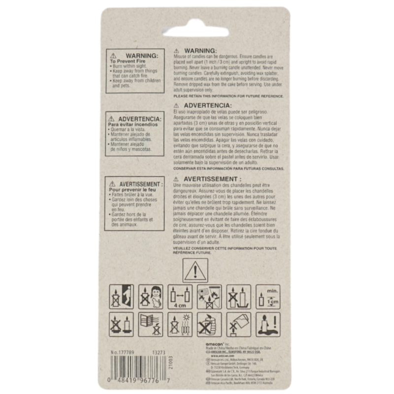 Cijferkaars 9 jaar 13,5 cm