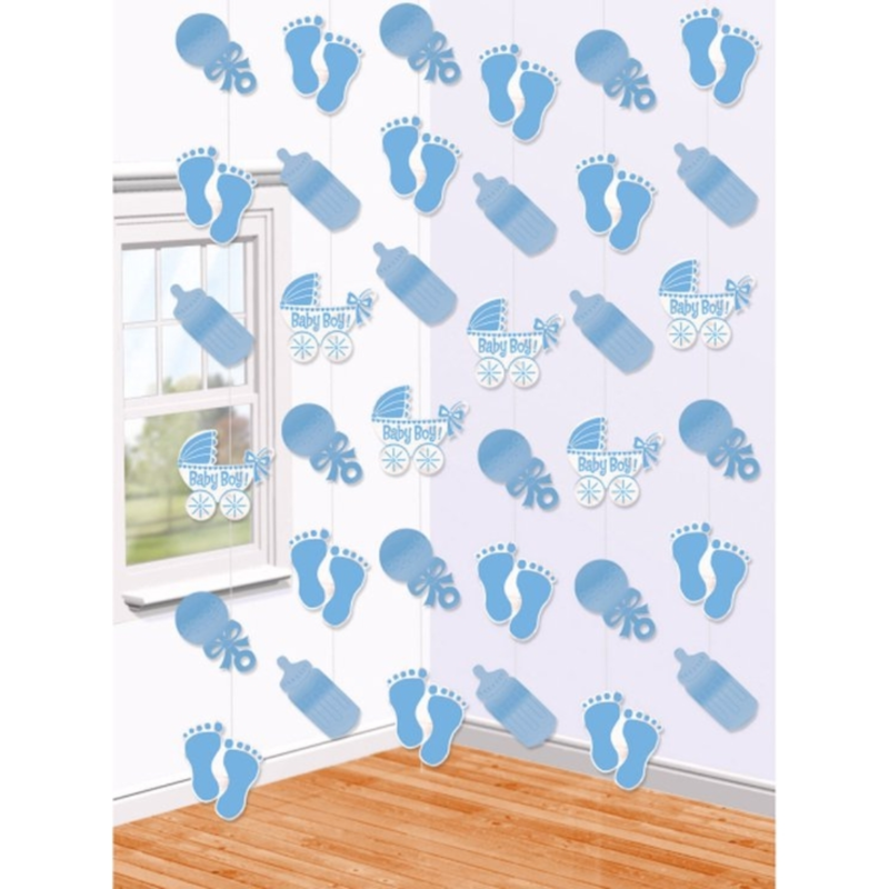 Hangdecoratie babyshower jongen 210 cm