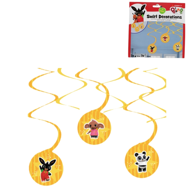 Spiraal hanger Bing 60 cm set van 6