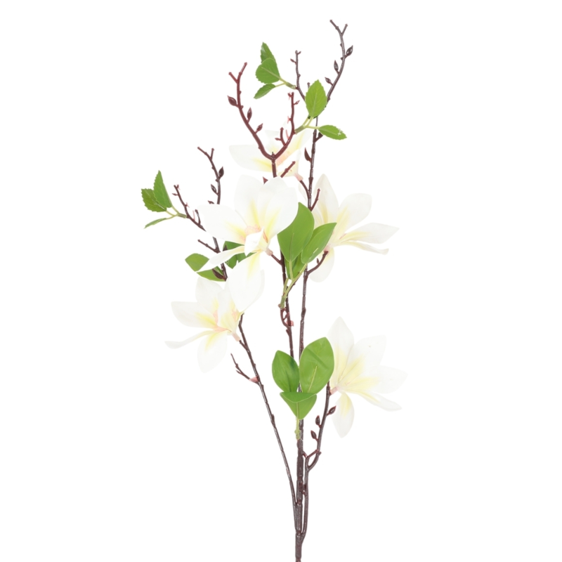 Countryfield Kunstbloem Magnolia wit 82 cm