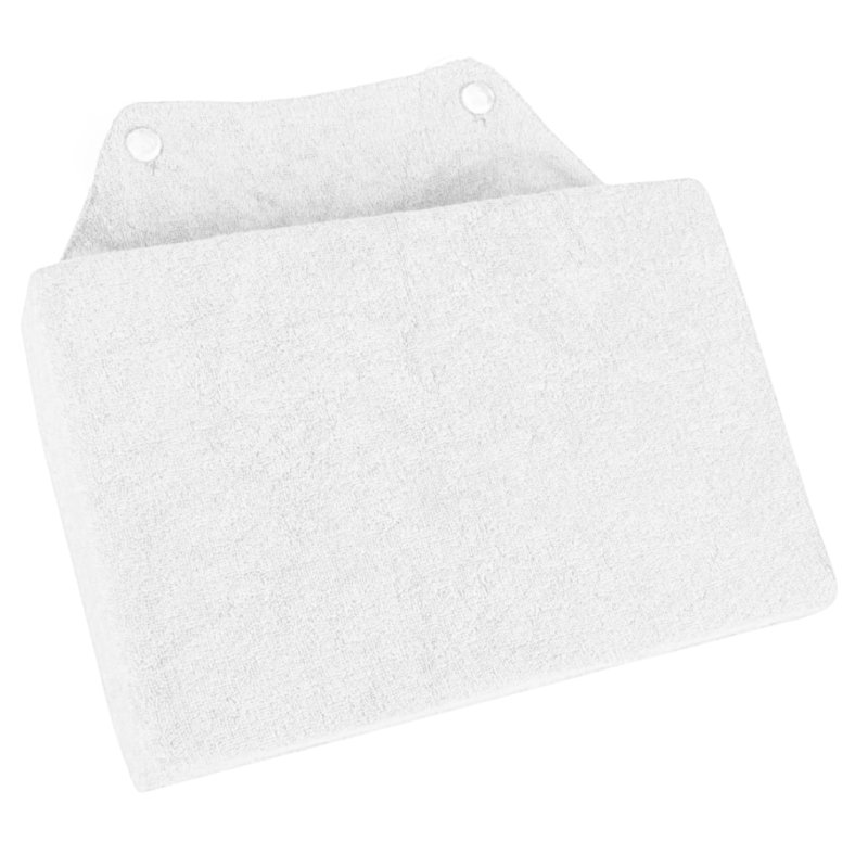 Badkussen Sweet Dreams wit 25 x 16 cm