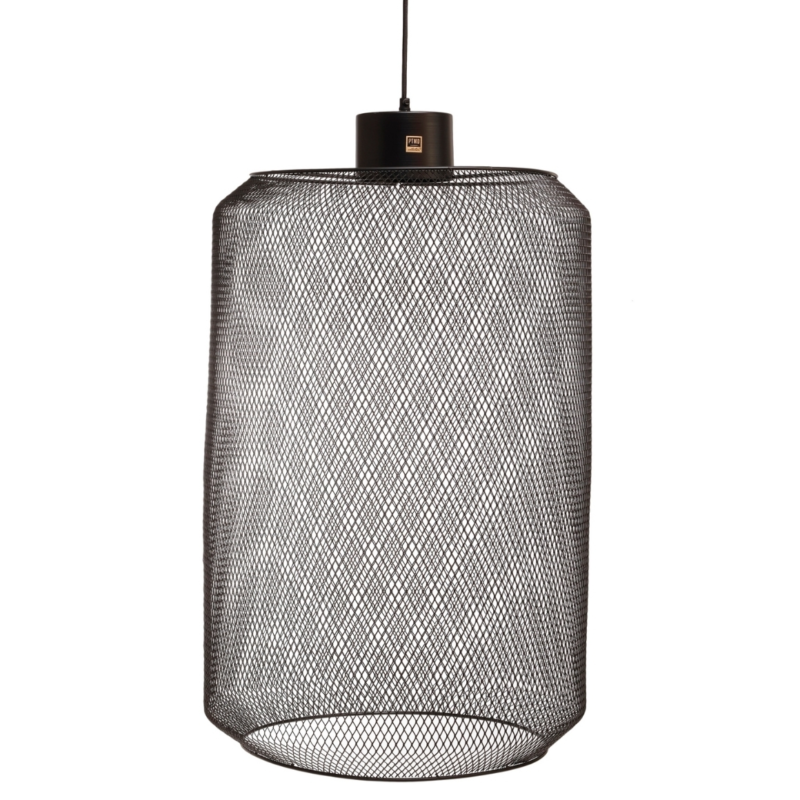 PTMD hanglamp Mesh zwart 80 cm