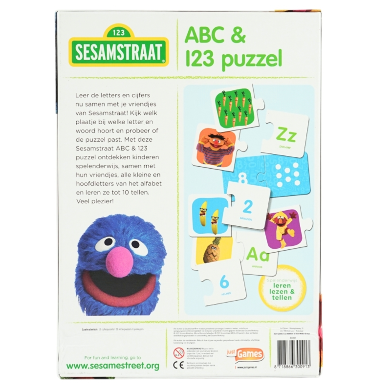 Sesamstraat ABC & 123 puzzel