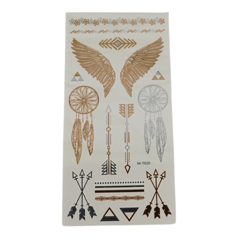 Metallic Tattoo Set 21 cm