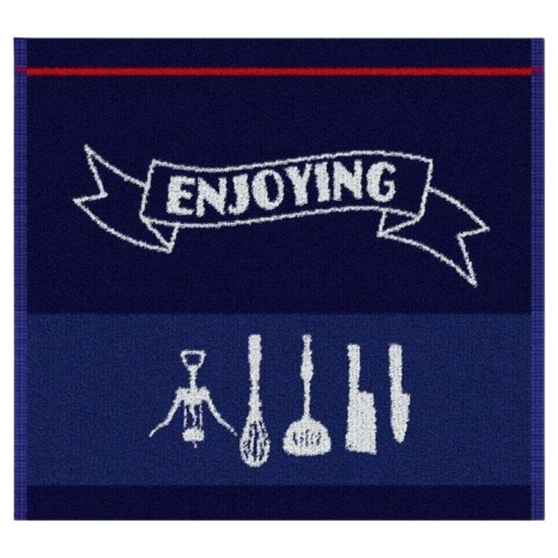 DDDDD keukendoek blauw 50 x 55 cm