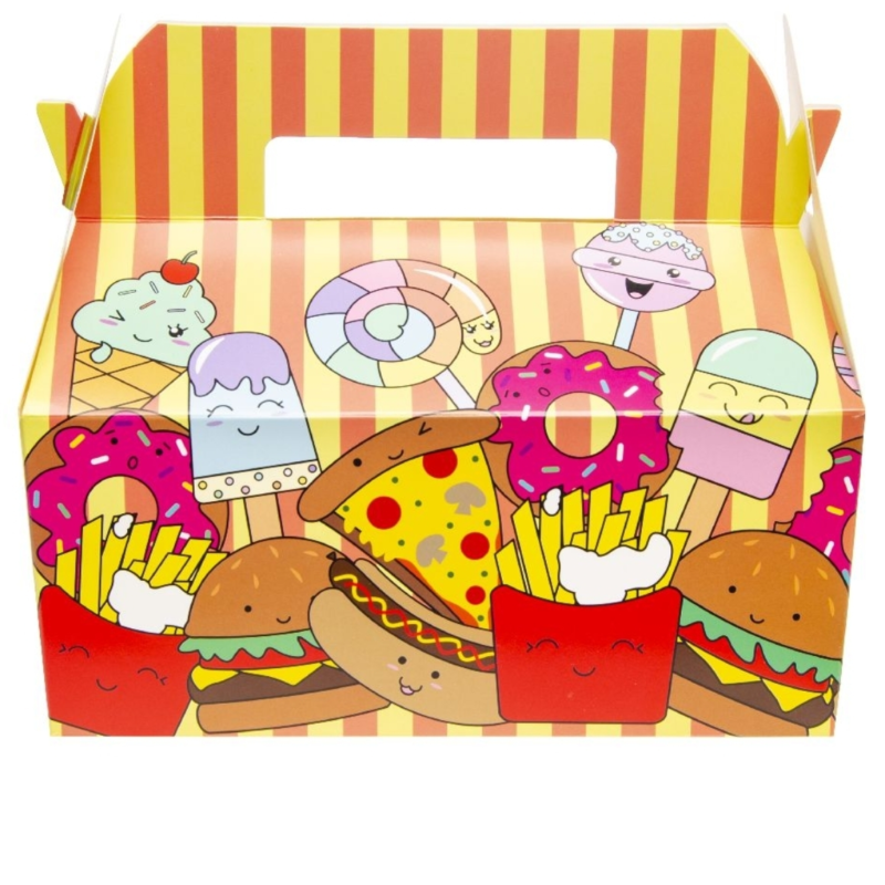 Menubox karton fastfood 22,5 cm