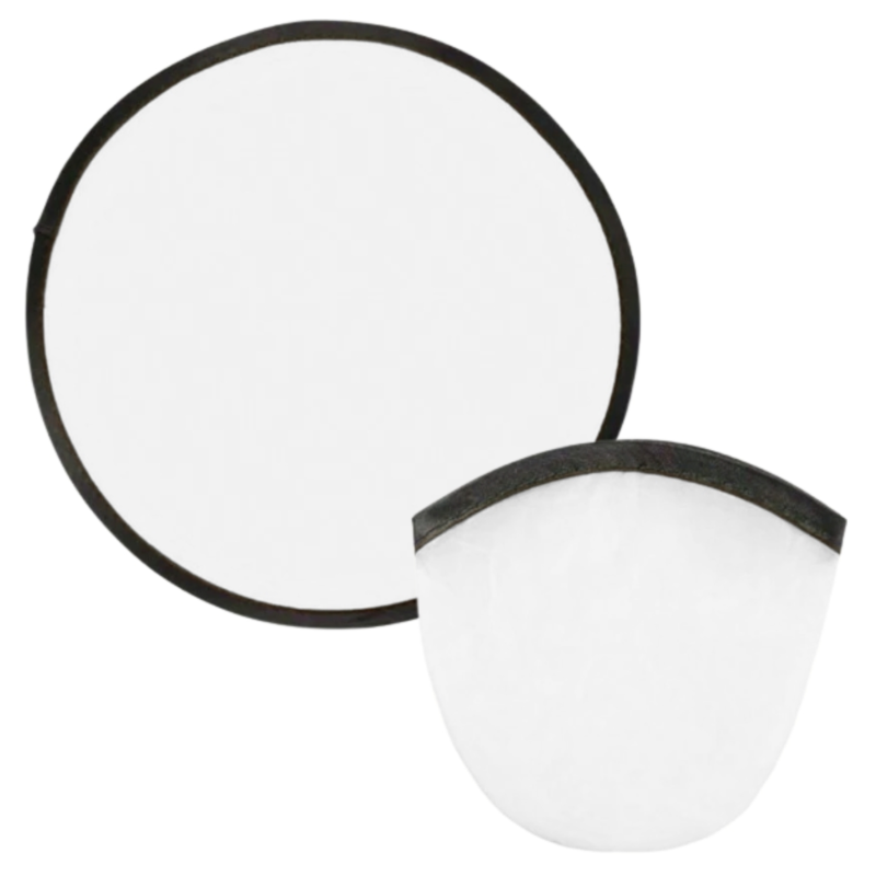 Frisbee opvouwbaar wit 25 cm