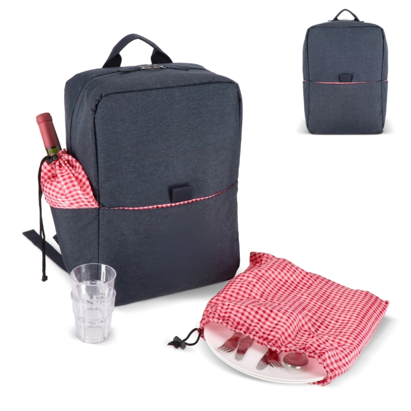 Picknick rugzak blauw 41 cm