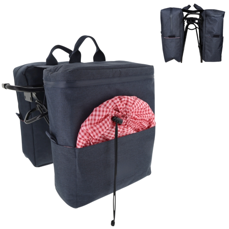 Picknick dubbele fietstas 34 cm