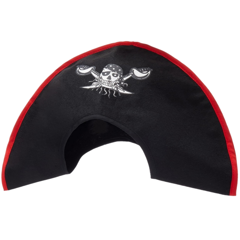 Piraten hoed vilt zwart 47 cm