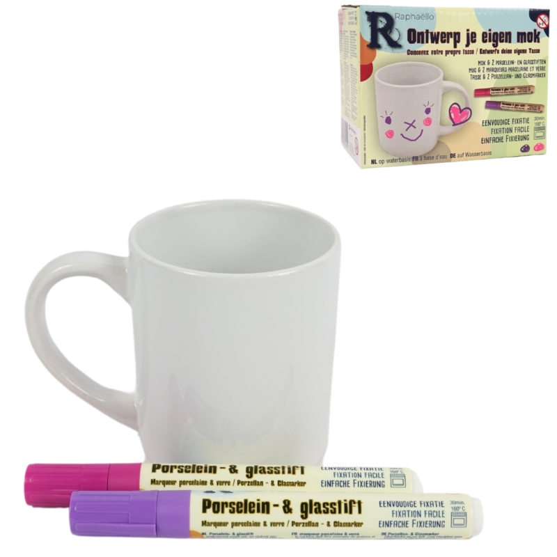 Raphaëllo design your own Becher 200 ml 3er-Set