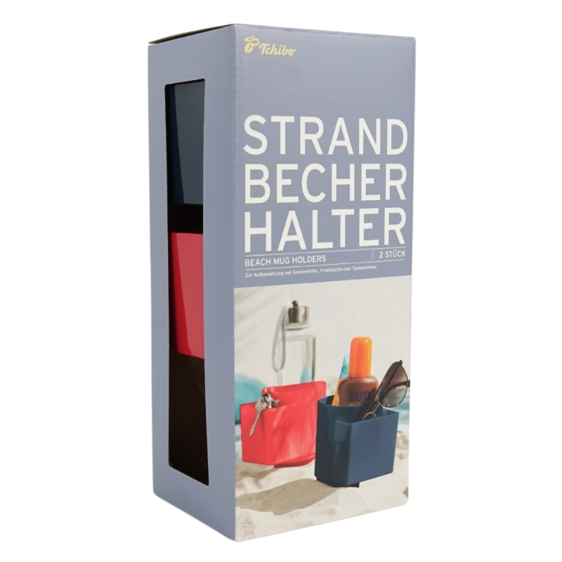 (R) Tchibo Strandbecherhalter 18 cm 2er-Set VE24