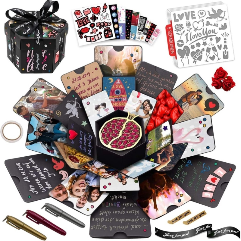 Intrend DIY explosie cadeaudoos 42,5 cm