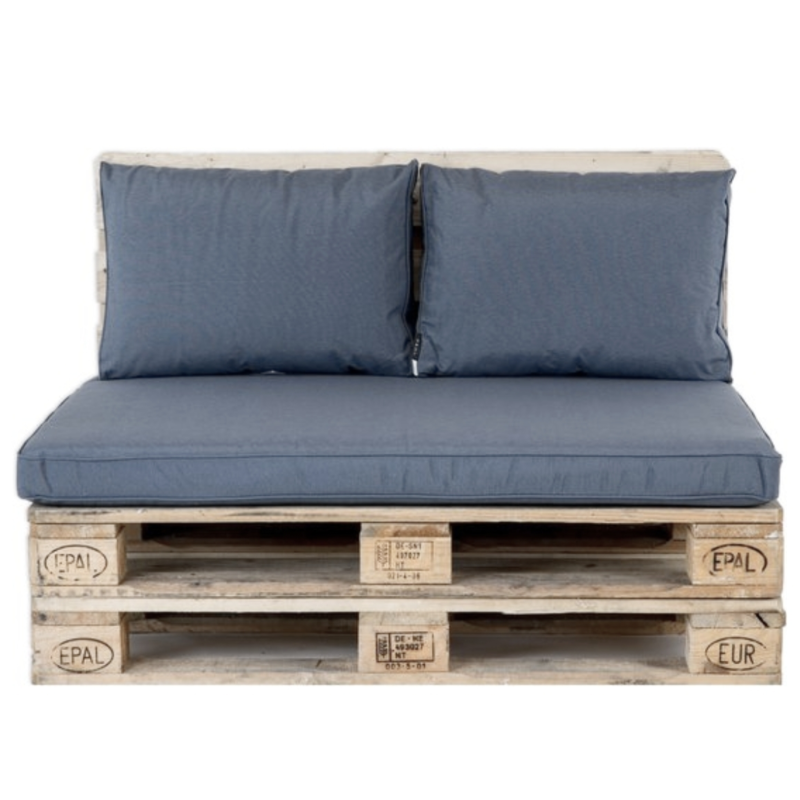 Madison loungekussen outdoor grijsblauw 120 x 80 cm