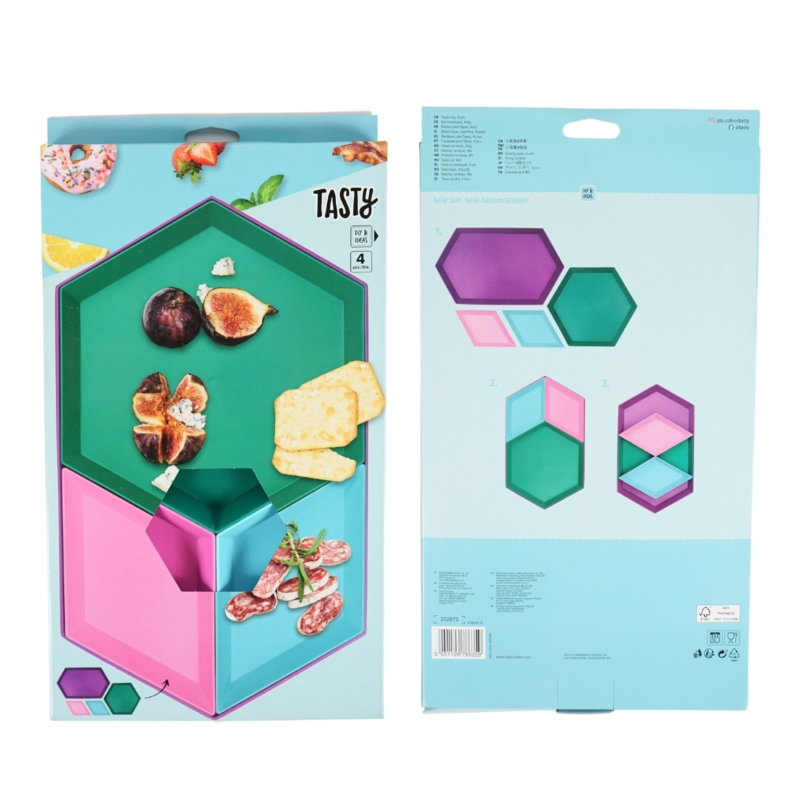 Tapas schalen Urban Oasis 37 cm set van 4