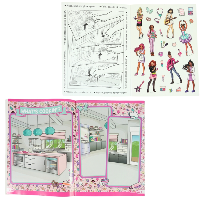 Panini stick & stack Barbie stickerboek 30 cm
