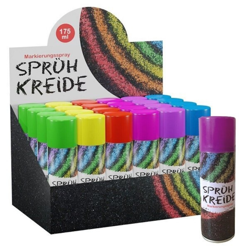 Spuitkrijt spray paars spuitbus 175 ml