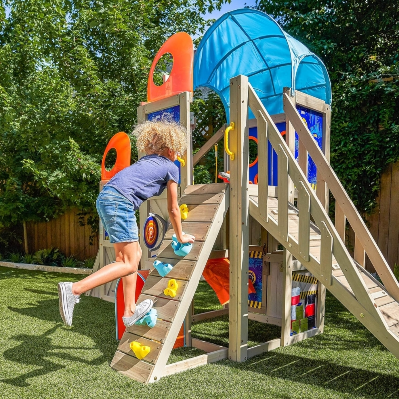 Speelhuisje KidKraft Nerf Command Base Battle Fort 445 cm