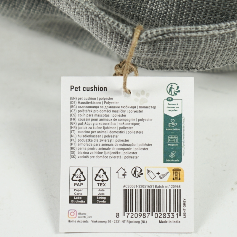 Pets Accents dierenkussen 50 cm 2 assorti