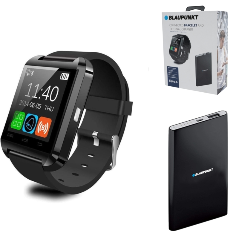 Blaupunkt BLP1800 Smartwatch met powerbank 4.000 mAh