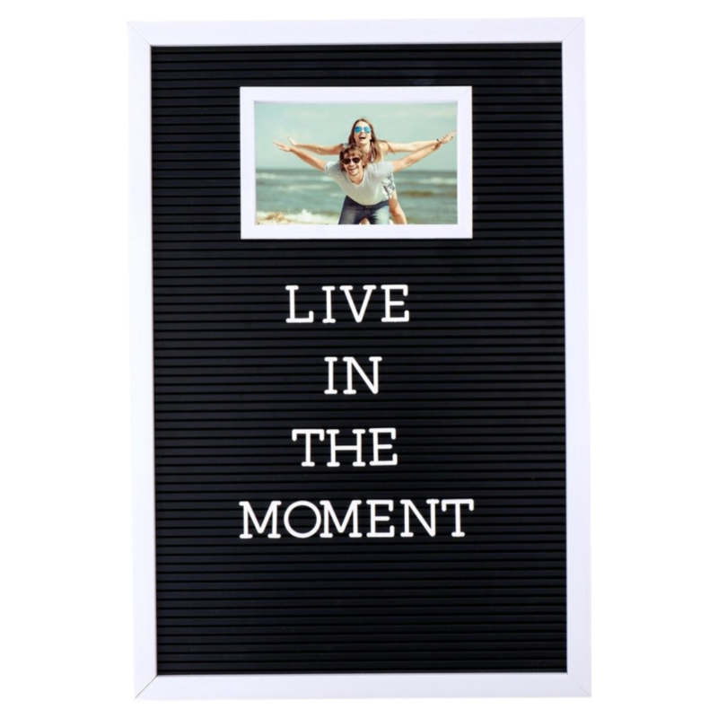 Letterbord met fotolijst 45 cm