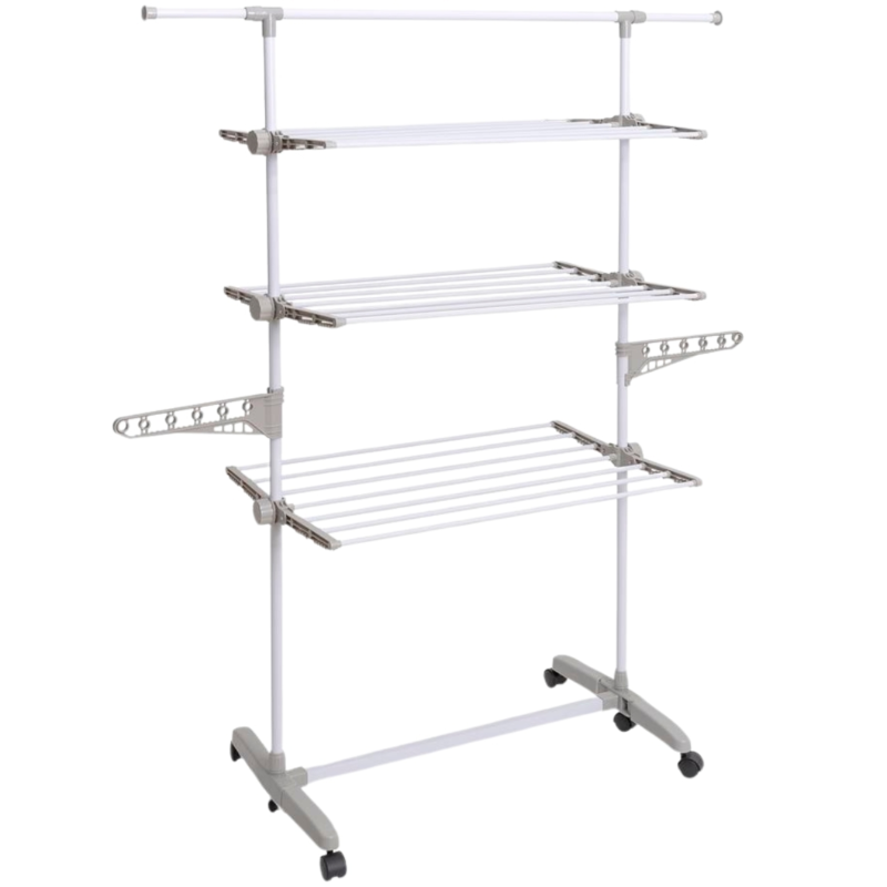 Droogrek opvouwbaar grijs 157 cm