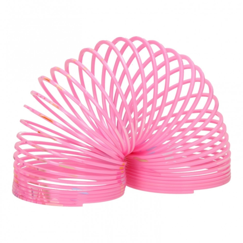 Treppenfeder Einhorn Regenbogen 6,5 cm 4 Stück sortiert