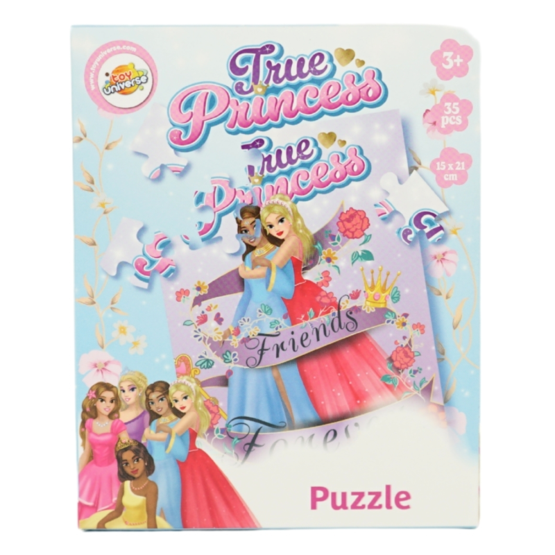 Puzzel 21 cm 35 stukjes 4 assorti