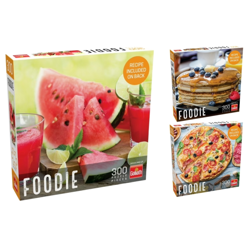 Goliath puzzel Foodie 300 stukjes 3 assorti