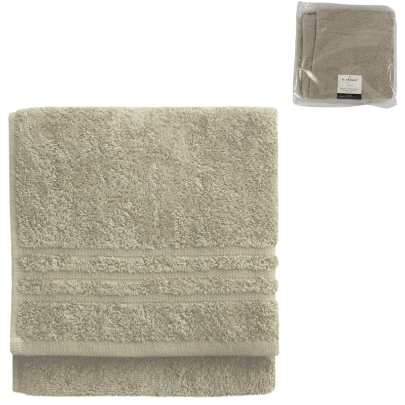 Byrklund badhanddoek bruin 50 x 100 cm