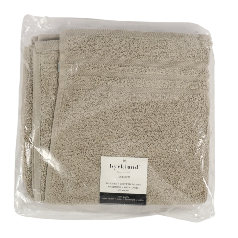 Byrklund badhanddoek bruin 50 x 100 cm