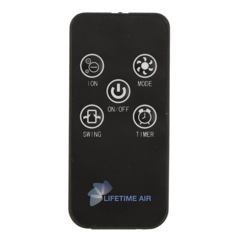 17082 Lifetime Air Tower Ventilator 60 W EU-Stecker schwarz 107 cm