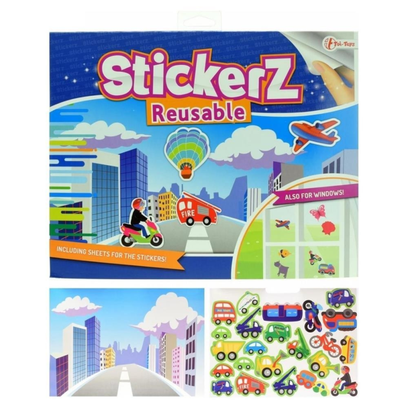 Stickerboek met herbruikbare stickers 28,5 cm