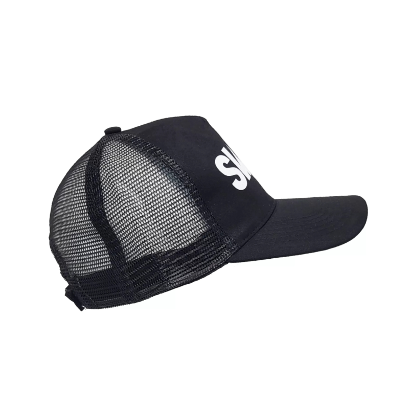 Trucker cap SWAG zwart 30 cm