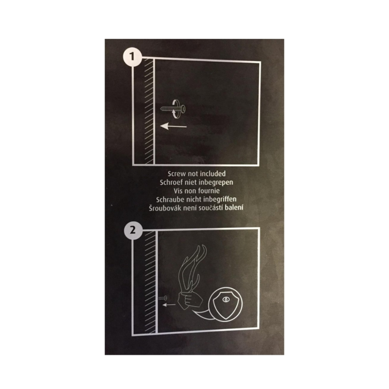 Wanddecoratie hertengewei op bord 34,5 cm