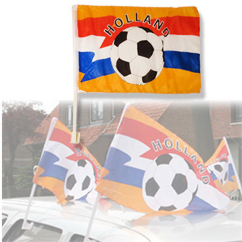 Autovlag Holland rood, wit & blauw