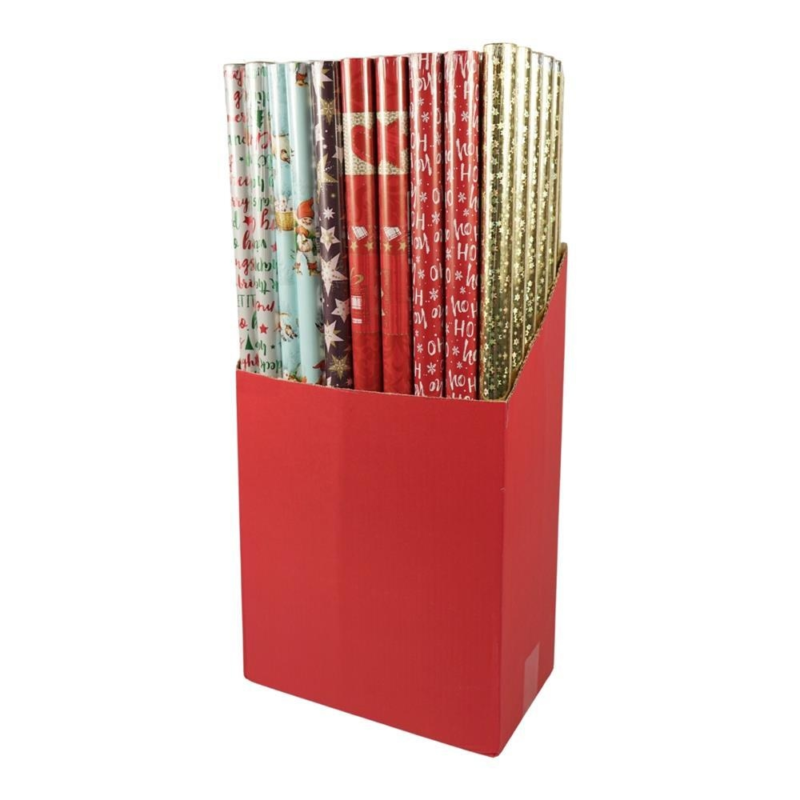 Cadeaupapier kerst 300 cm assorti