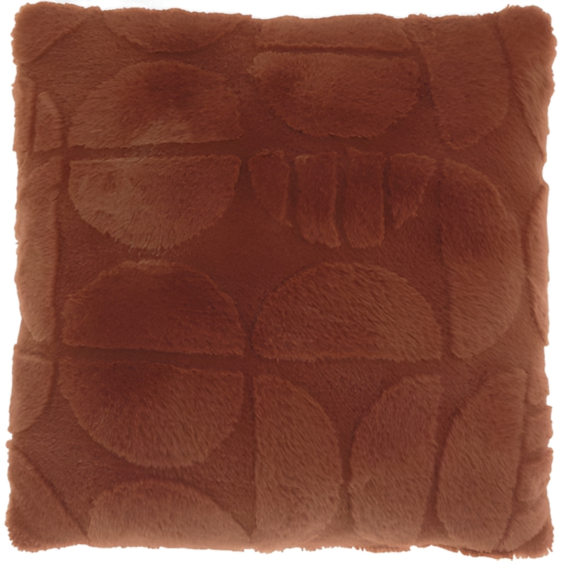 Unique Living kussen Milan marsala 45 x 45 cm