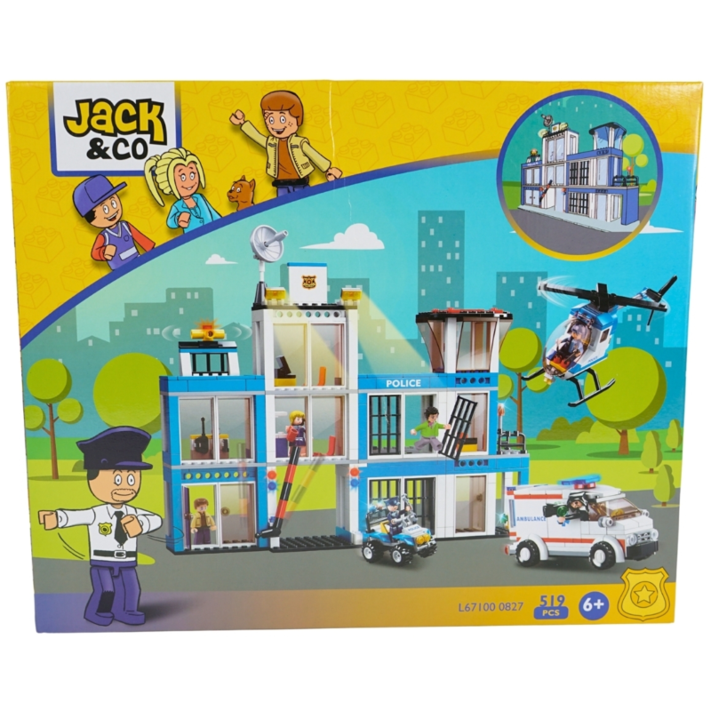 Jack & Co politiebureau 519 delig 32 cm