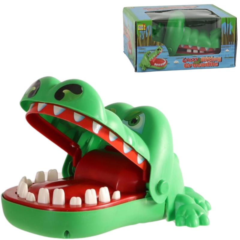 Spel biting Crocodile groen