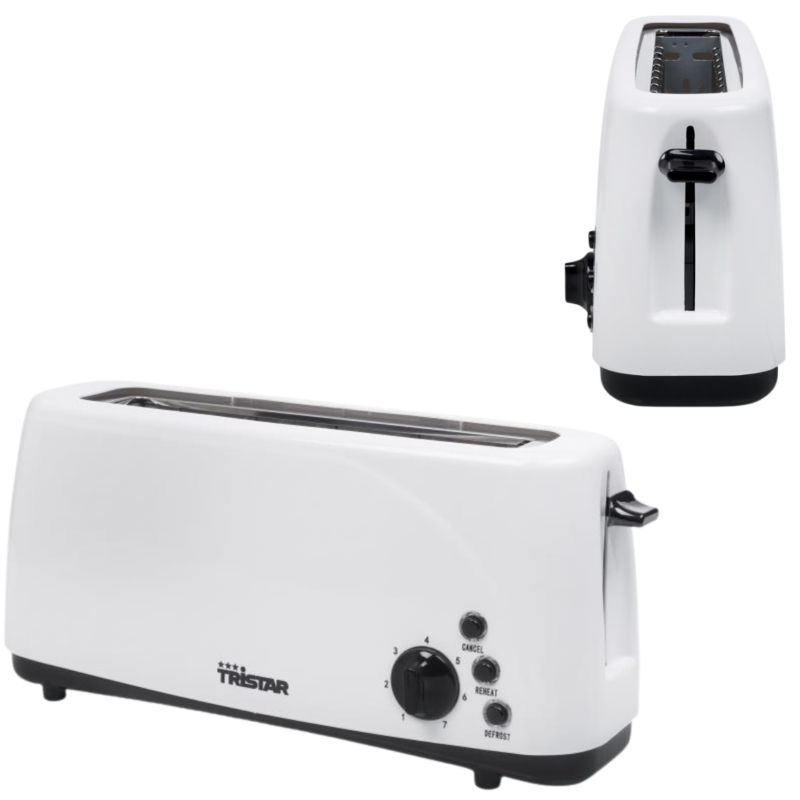 Tristar broodrooster Single Long Slot 1050W